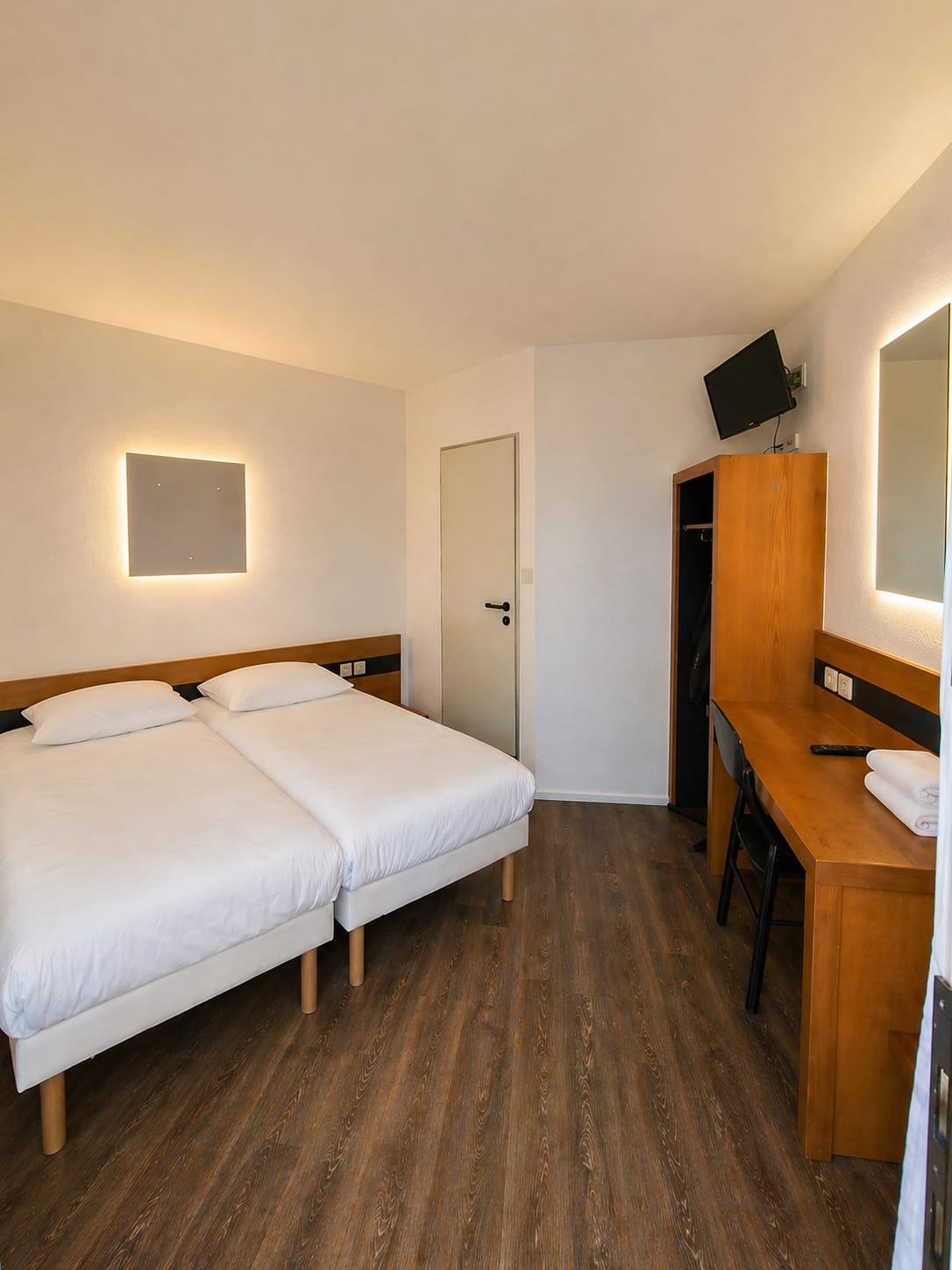 Chambre lits séparés